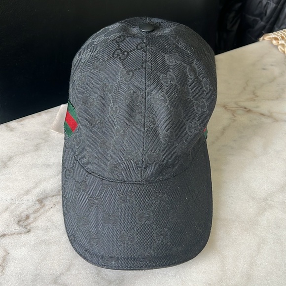 ORIGINAL GG CANVAS BASEBALL HAT WITH WEB - Picture 4 of 7